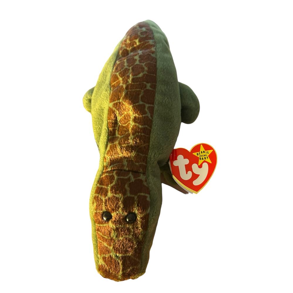 RARE Ty Beanie Baby ALLY THE ALLIGATOR ‘94 German Tag, P.V.C. Pellets,Date Error